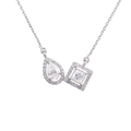 Dual Stone Pendant Chain