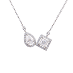 Dual Stone Pendant Chain