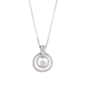 Classic Halo Circle Pendant