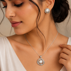 Elegant Pearl Pendant Set