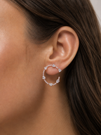 Crystal Hoop Earrings