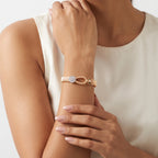 Gold Emerald Crystal Statement Kada