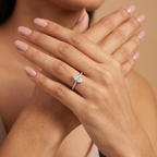 Marquise Crystal Solitaire Ring