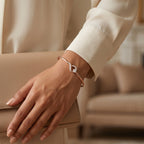 Rose Gold Infinity Crystal Kada