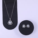 Elegant Crystal Pendant Set