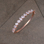 Rose Gold Marquise Crystal Kada