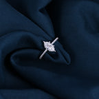 Marquise Crystal Solitaire Ring
