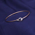 Rose Gold Infinity Crystal Kada