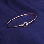 Rose Gold Infinity Crystal Kada