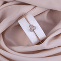 Rose Gold Triple Loop Crystal Kada