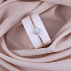 Rose Gold Clover Crystal Kada