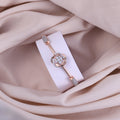 Rose Gold Floral Crystal Kada