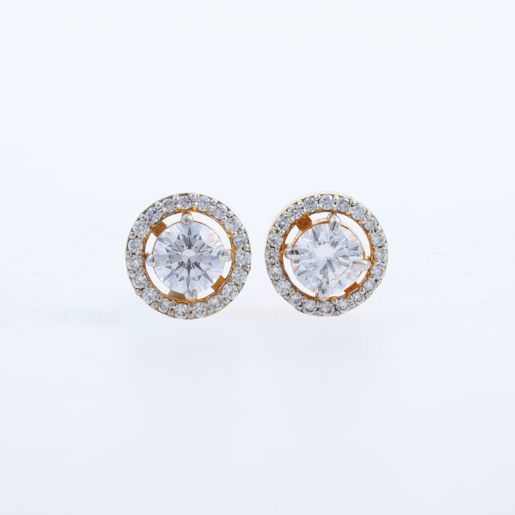 Classic Halo Stud Earrings