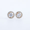 Classic Halo Stud Earrings