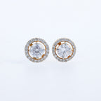Classic Halo Stud Earrings