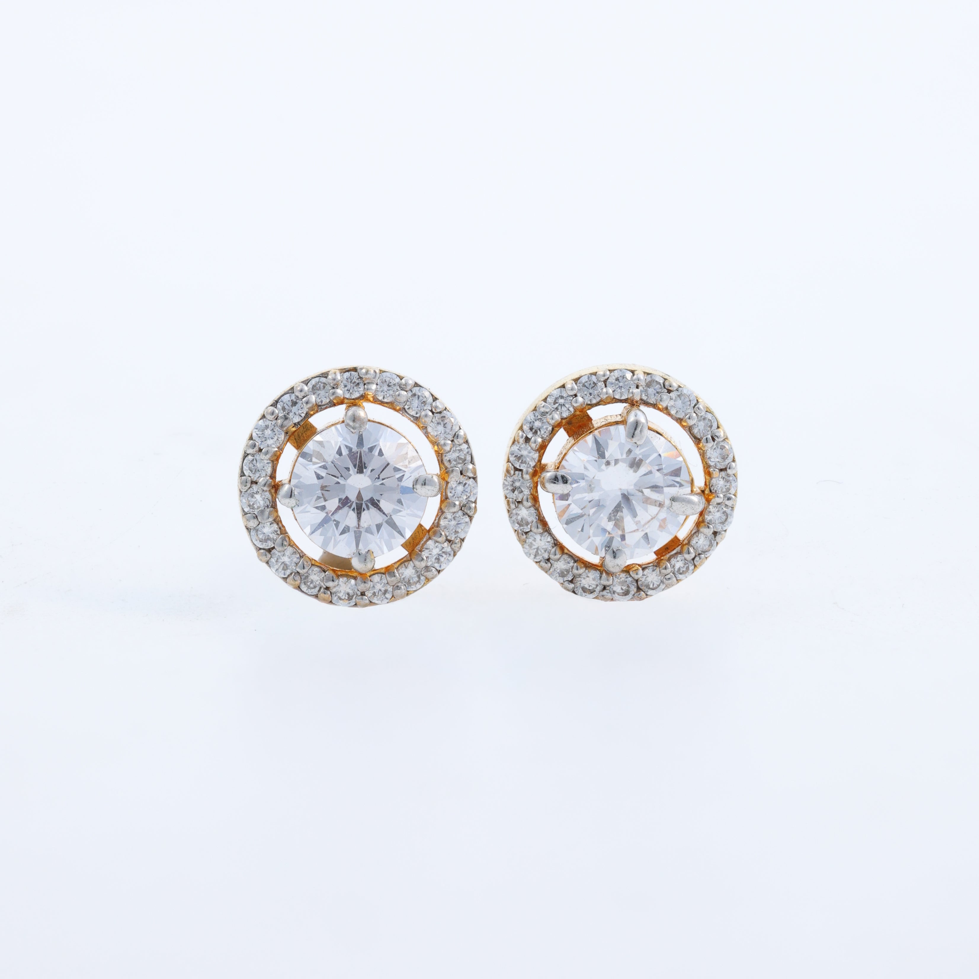 Classic Halo Stud Earrings