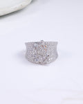Crystal Bloom Statement Ring