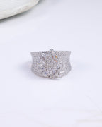 Crystal Bloom Statement Ring