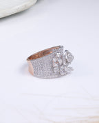 Crystal Bloom Statement Ring