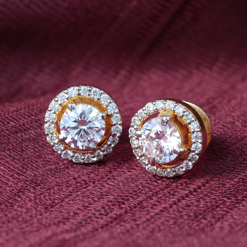 Classic Halo Stud Earrings