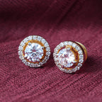 Classic Halo Stud Earrings