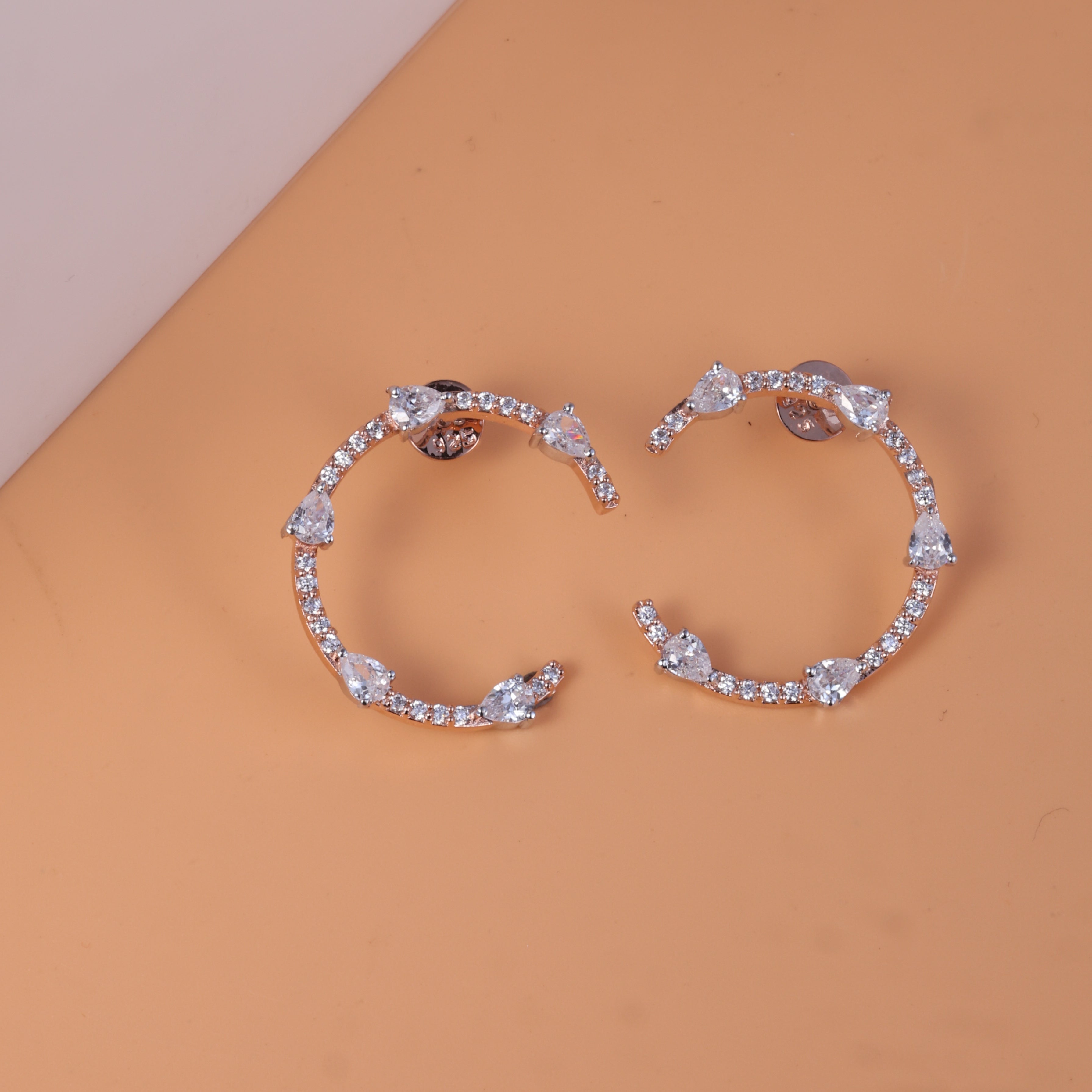Crystal Hoop Earrings
