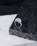 Twin Stone Statement Ring