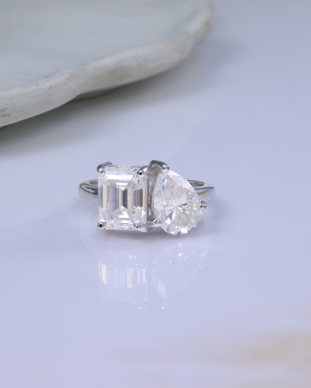 Twin Stone Statement Ring
