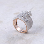 Crystal Bloom Statement Ring