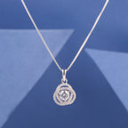 Round Crystal Pendant Chain