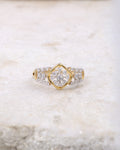 Floral Spark Gold-Plated Ring