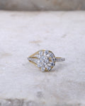 Elegant Floral Diamond Ring