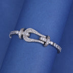 Elegant Crystal Link Bracelet