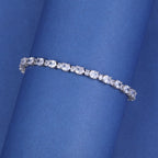 Classic Round Crystal Tennis Bracelet