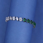 Emerald Green & Crystal Luxe Bracelet