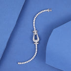 Elegant Crystal Link Bracelet