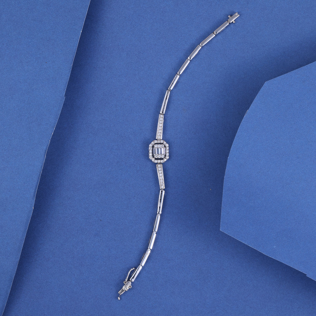 Minimal Geometric Crystal Bracelet