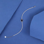 Midnight Blue Crystal Tennis Bracelet