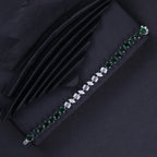 Emerald Green & Crystal Luxe Bracelet