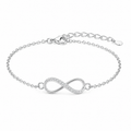 Infinity Love Silver Bracelet