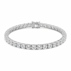 Eternal Sparkle Silver Tennis Bracelet