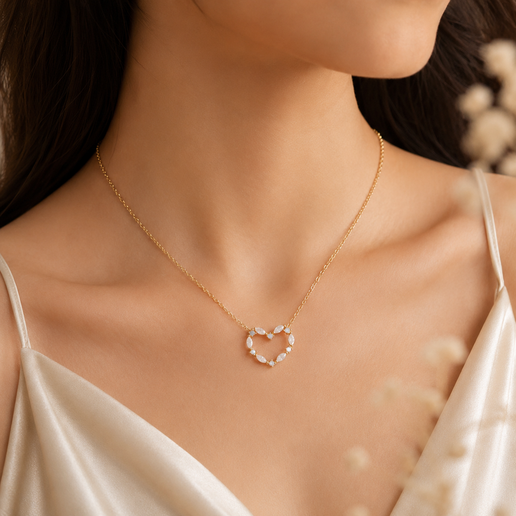 Celestial Heart Crystal Pendant