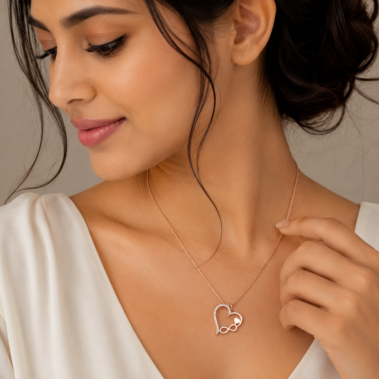 Classic Heart Pendant Set