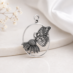 Butterfly Bloom Pendant Necklace